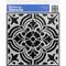 PA Essentials Fleur De Lis Tile Stencil, 12" x 12"